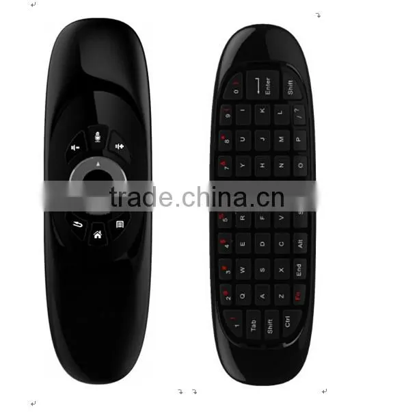 best c120/T11 Air Mouse 2.4GHz Wireless Keyboard witt Universal Remote Control with new function Voice Microphones