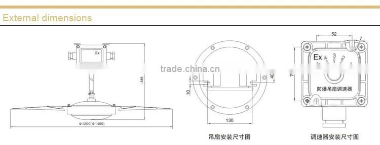 Explosion proof Ceiling Fan Manufacturers