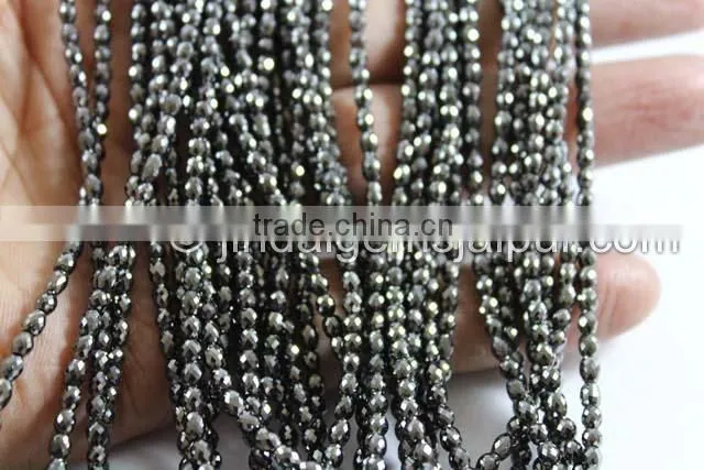 Black Diamond Faceted Barrel Shape in Top Quality