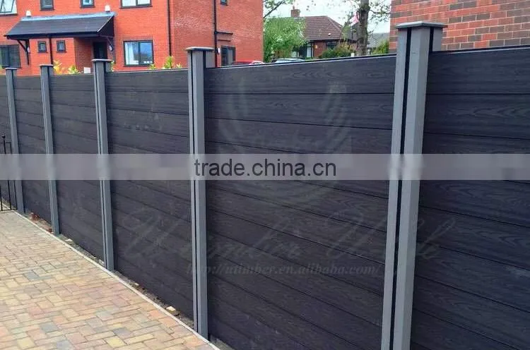High Quality Wood Plastic Composite WPC Garden Fence Panels