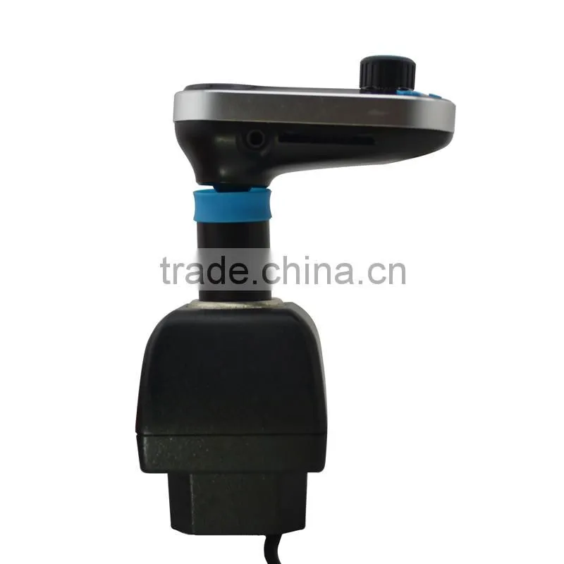 Fashionable FM transmitter with 2.1A car charger, radio am fm, supports MP3/WMA format