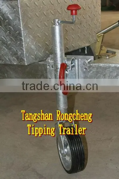 Tipping trailer / tandem truck trailer