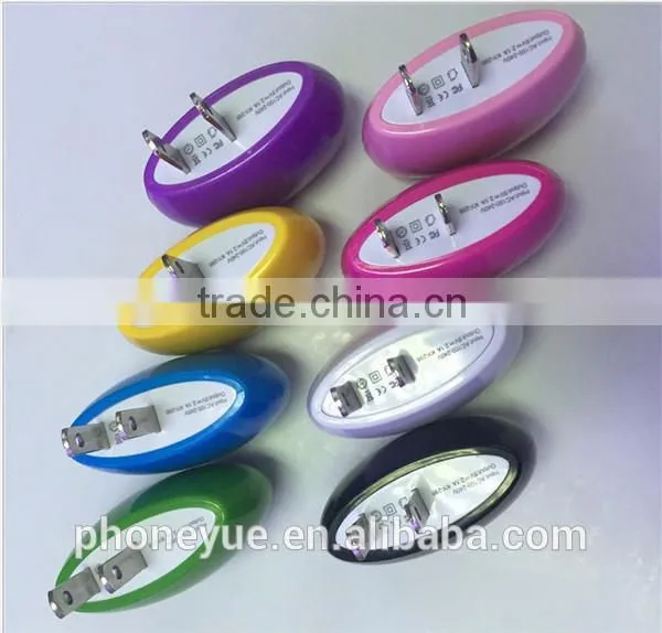 interesting design colorful mini usb home travel charger adapter