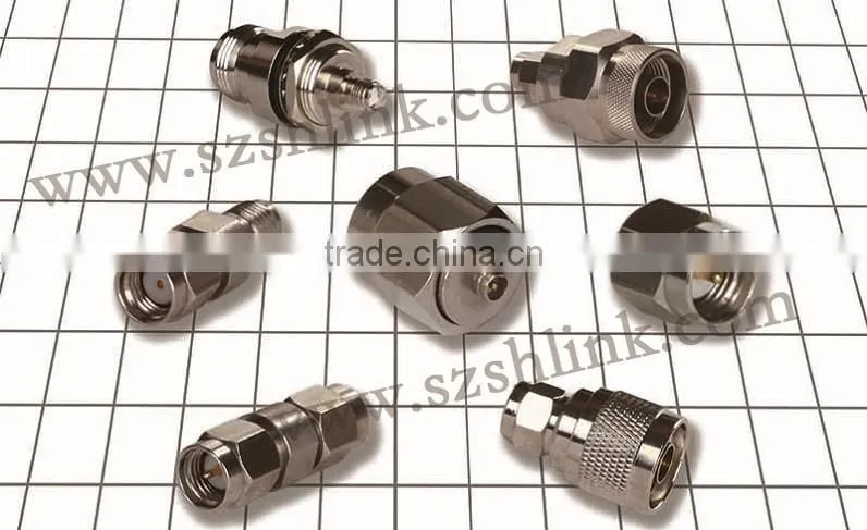 304 stainless steel SMA connector male to male electric extension cord