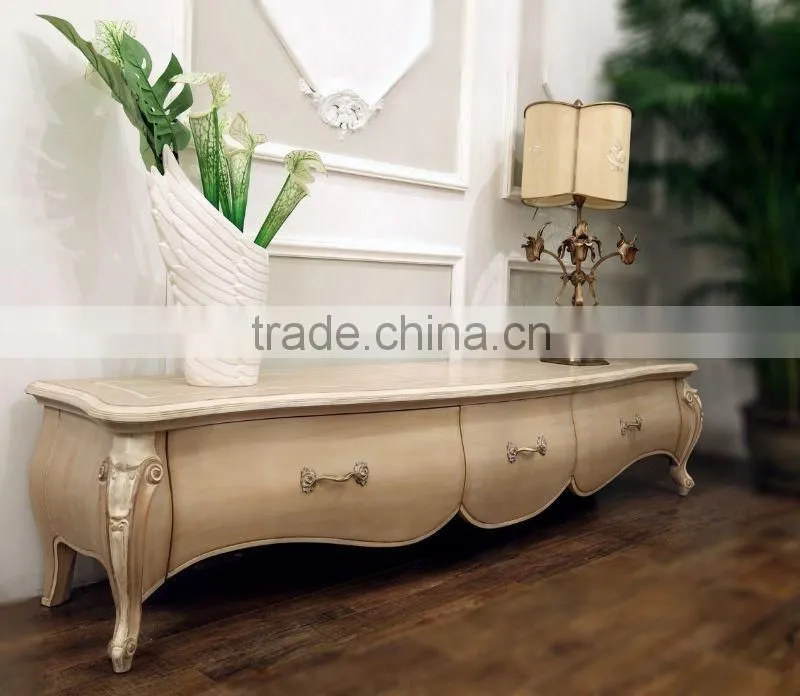 Foshan elegant living room furniture set European royal design wood living room sofa set