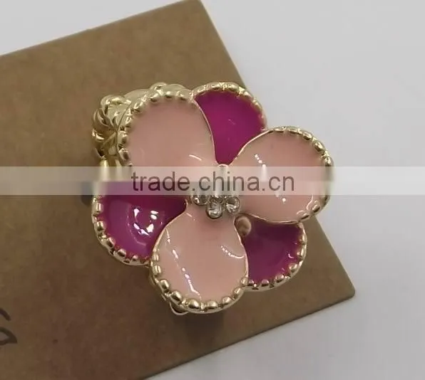 new design gold flower finger ring