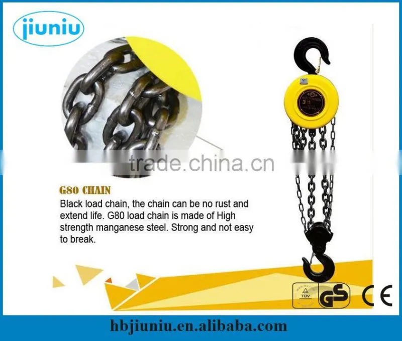 2016 new conditon HSZ type 10T*6M chain hoist