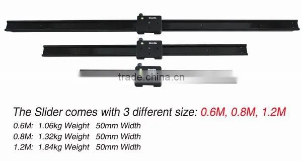 Commlite 120cm 48'' Track Video Stabilizer Camcorder Stabilization DSLR Slider / Camera Stabilizer / Camera Slider