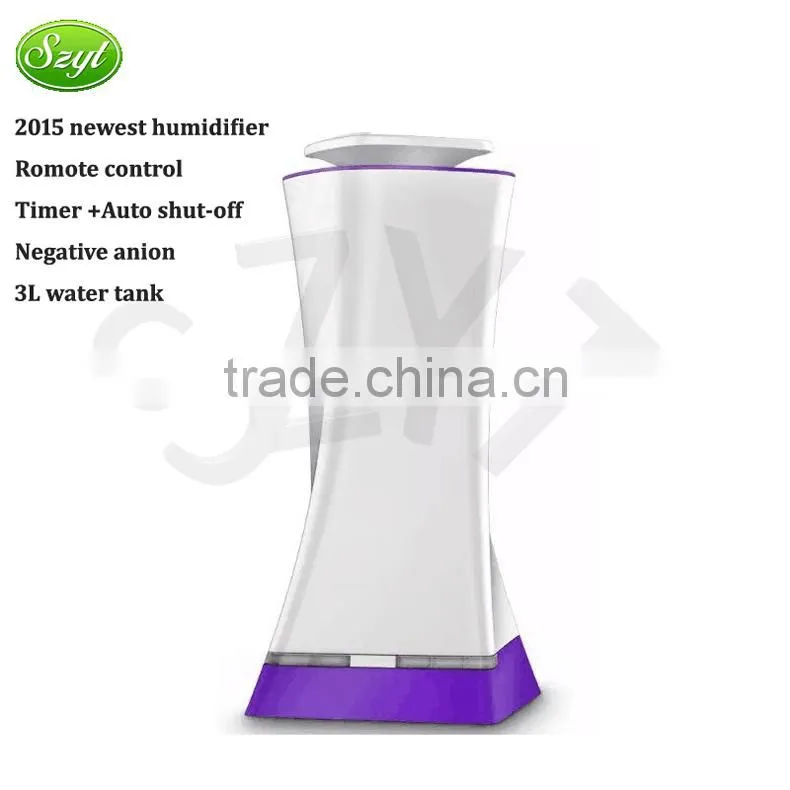 Cool Mist Humidifier - Ultrasonic Humidifier "No Noise" + Aroma Diffuser +Remote control
