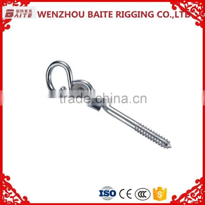 New China Products For Sale Stainless Steel Aisi 316 304 Swing Hook With Bolt And Plastic Washer Hardware Carabiner Manufacture