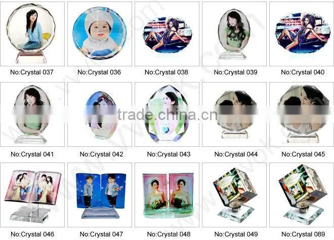 Crystal laser engraving gifts for sale