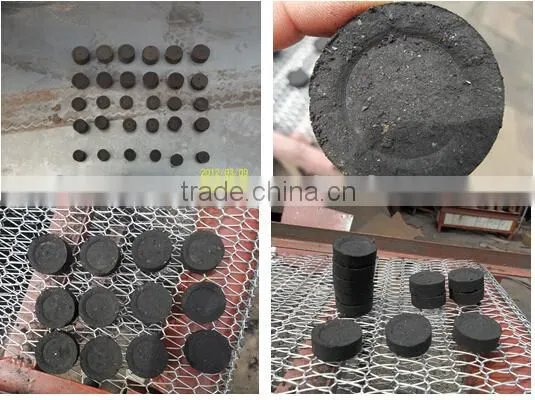 Reliable working hookah charcoal powder briquette machine