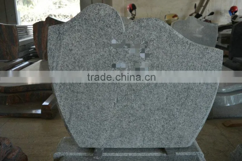 white granite headstones