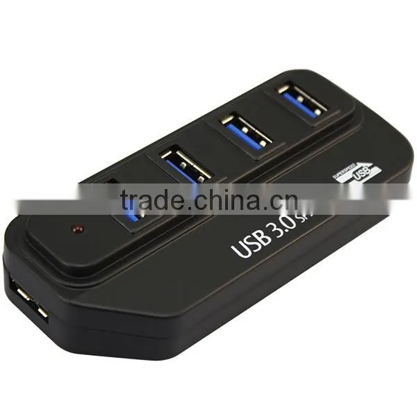 Super Speed 5Gbps USB 3.0 HUB 4 Port Led Indicator with 1M Cable