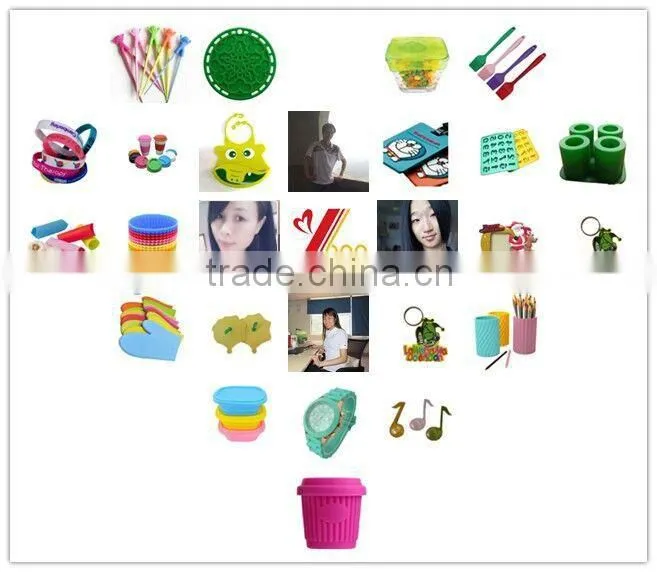 Custom Colorful mini of silicone clock