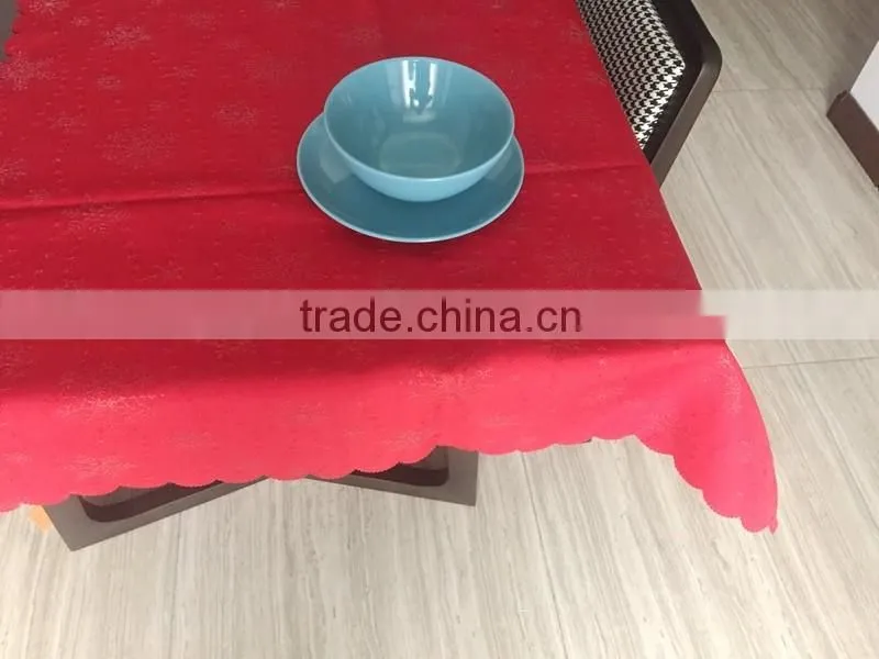 TB007 wedding Ployester table cloth