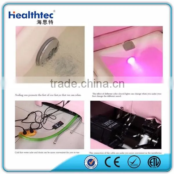 lovely pink princess pedicure spa chair for kids