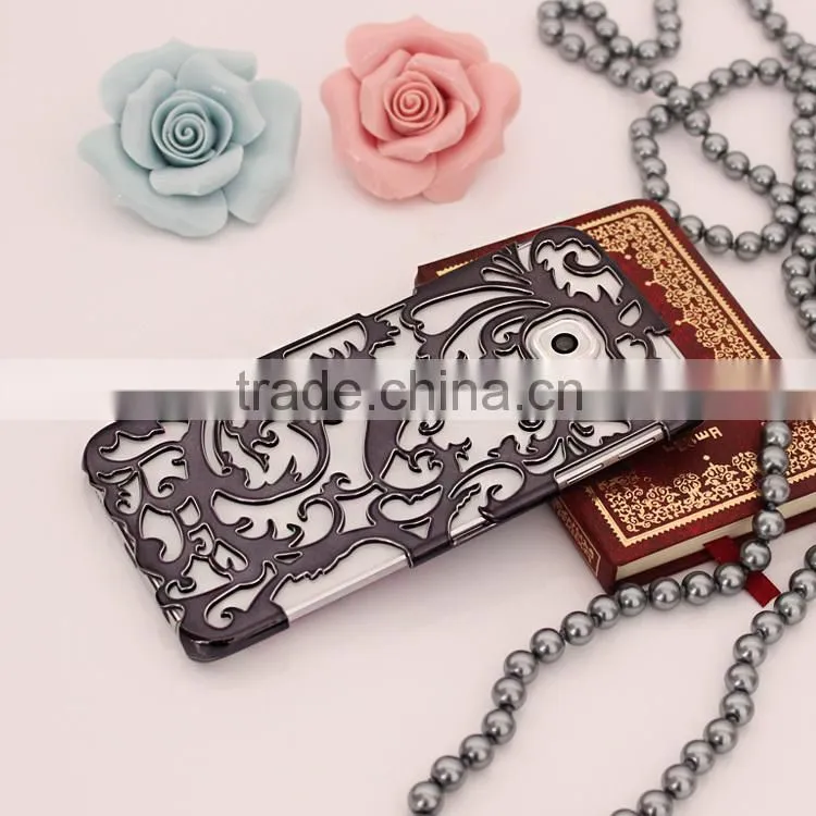Hollow shape hard plastic phone cases for Samsung S6 Edge