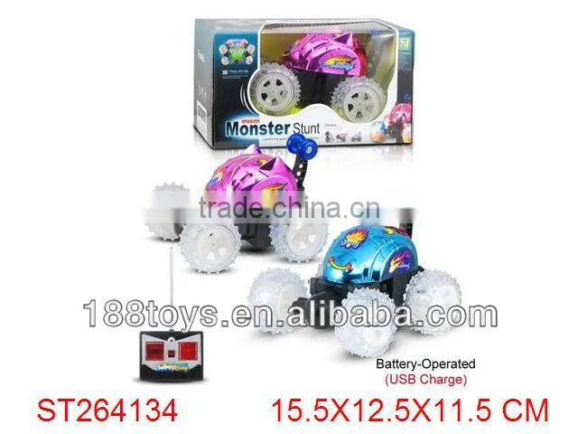 4 CH remote control stunt car toy/rc stunt car