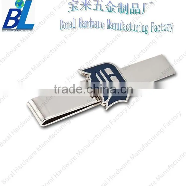 Pretty stamped tie clip parts for shirts
