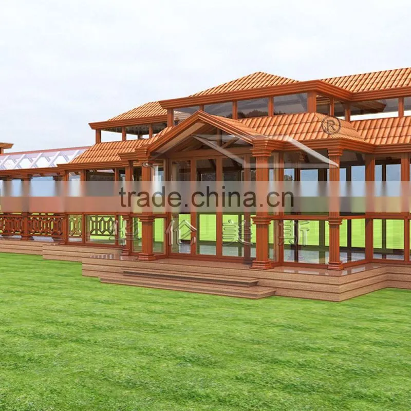 Aluminum alloy novel design intelligent control sun room/greenhouse