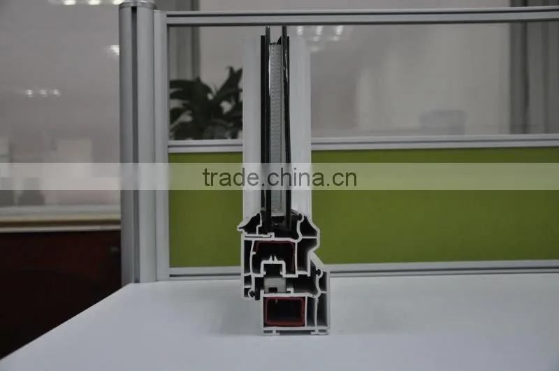 Star product pvc window frame--CONCH France 60 casemnet window plastic profiles