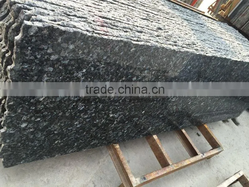 Blue pearl granite slab