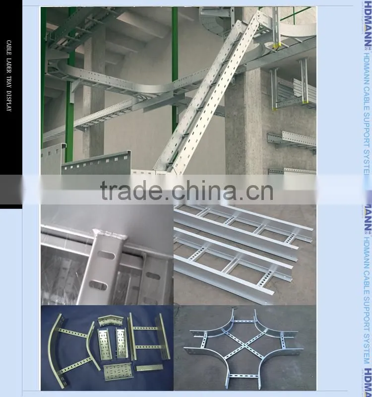 Standard size Electrical Polished Stainless Steel Cable tray Ladder