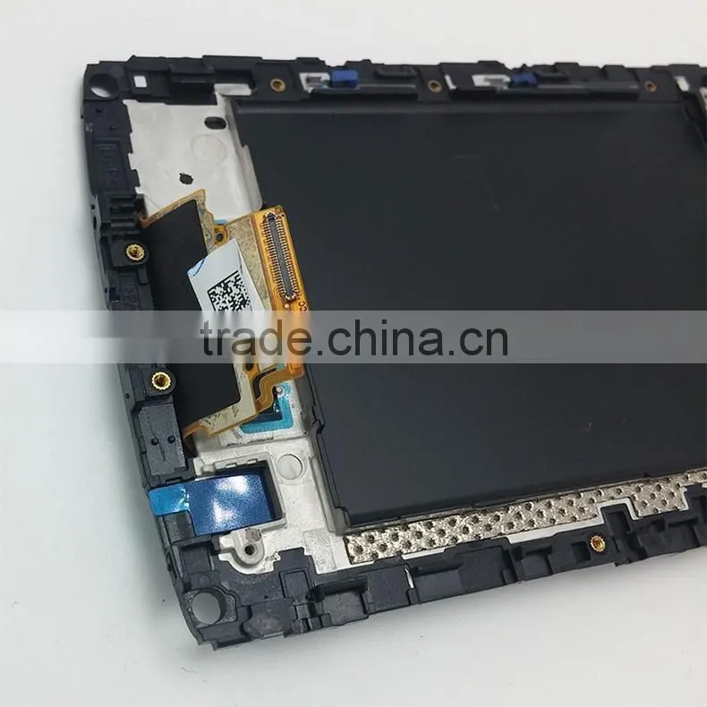 For LG V10 LCD Display Touch Screen with Digitizer Assembly and Bezel Frame Replacement Black