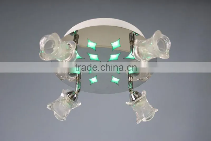 crystal glass ceiling chandelier&pendant lamp with SMD LED