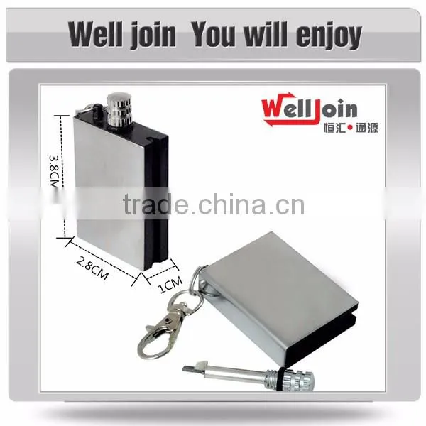 Stainless steel ten thousand matches cigarette lighter