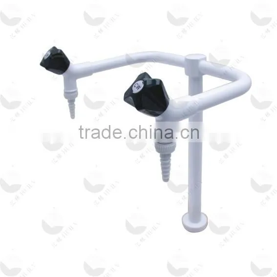 Durable wholesale hot and cold chemical resistant double lab water tap