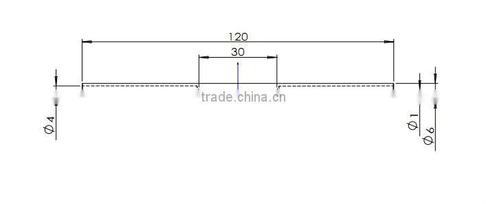 Bamboo shaped clear fused quartz glass tube