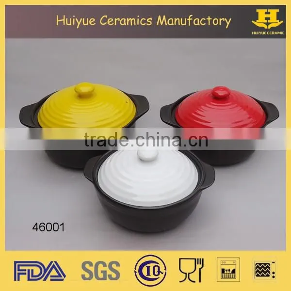 porcelainlarge cooking pot, multi-purpose cooking pot, fire resistance cooking pot