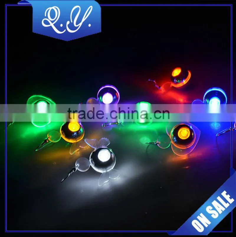 LED Gifts Good Gifts for Girls Birthday / Christmas Gifts Flashing Light Earrings Wholesale