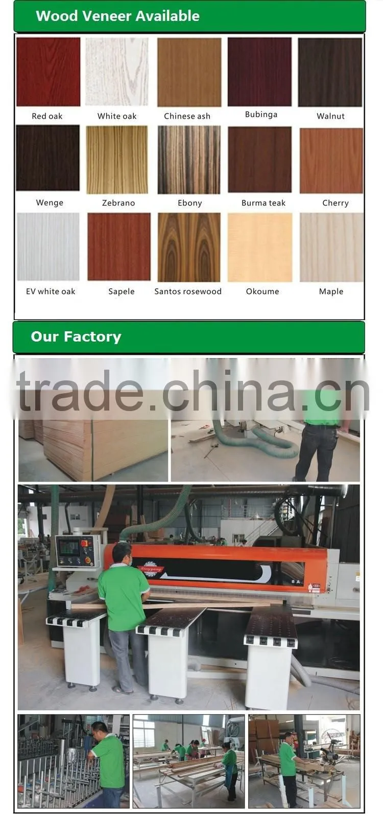 MDF moulding wrapped by Bubinga veneer