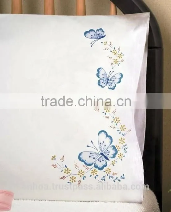 cotton embroidery pillow cases