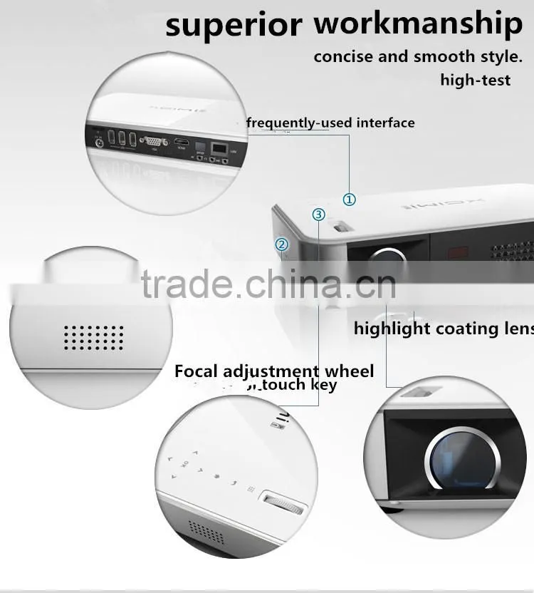 hot heat sells in! China best blue HD 3D 2205P Smart LED Multi-Media Projector Multi-Media wifi Anorid 4.2 Projector