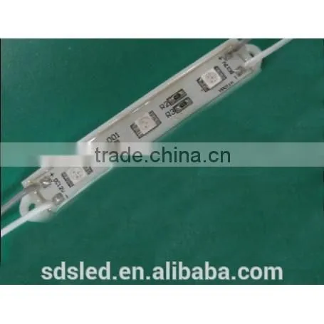 SDSLED IP65 Red Light DC12V 20PCS 5050 led module with lens