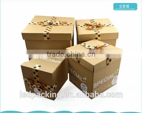 classic brown Kraft paper carton