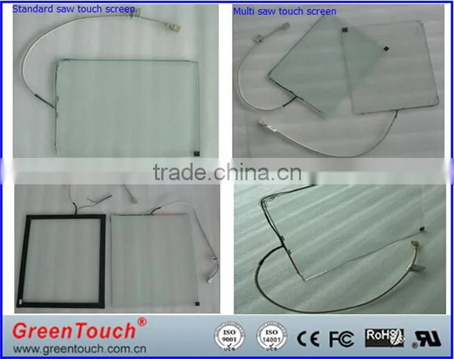 SAW Type and 17'' Screen Size High Quality SAW touch screen