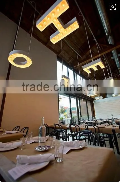 Luminous letters / sign letters of mirrored stainless steel/acrylic punching lighted word/channel letters door sign