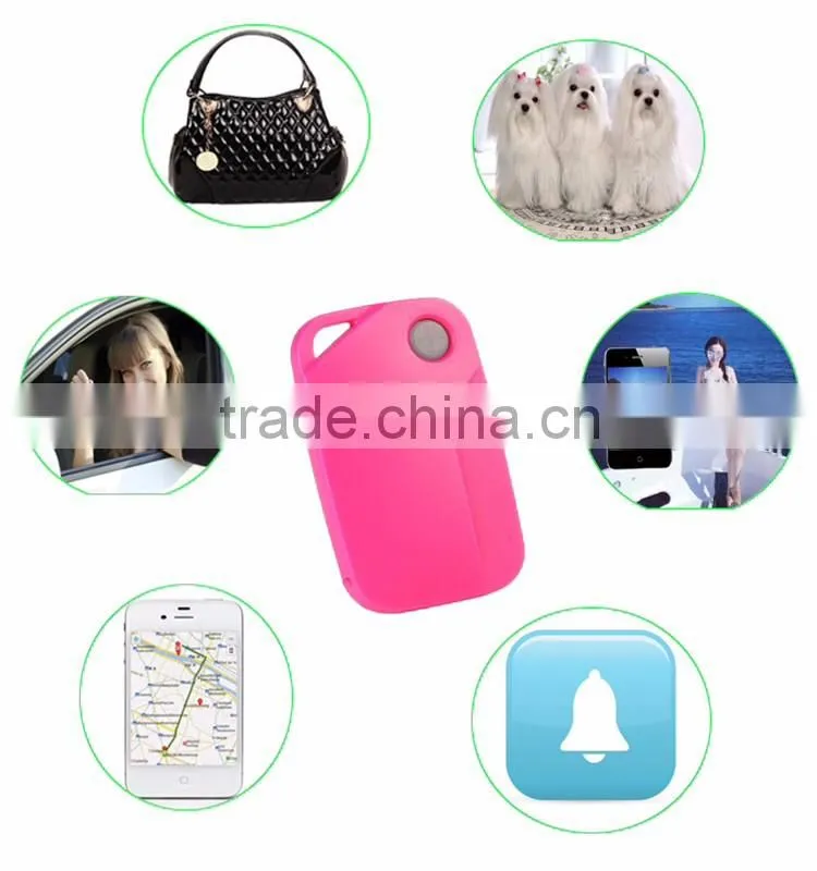 Mini personal GPS key tracker with selfie remote function
