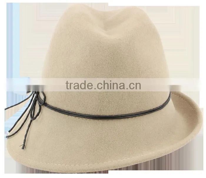 New Style Wool Felt Trilby Hat