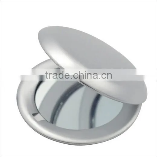 Factory directly round cheap personallized folding pocket mirror
