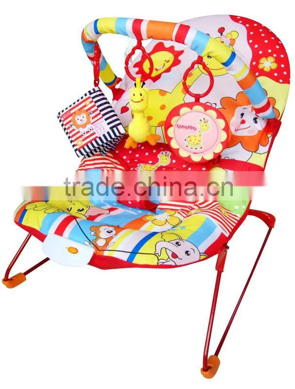 Animal Paradise Baby Bouncer, light weighted musical baby rocker cradles with lovely toys