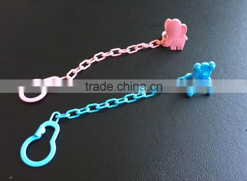 High transparent custom silicone baby pacifier mold with nipple chain