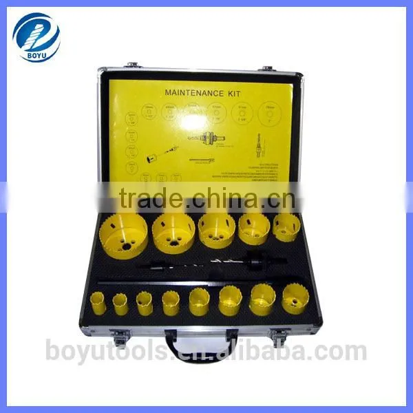 8PC HSS Bi-Metal Hole Saw Set