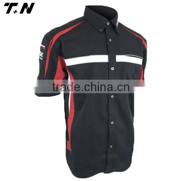 Hot-selling cheap motor racing button shirts