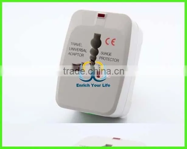 US to EU Europe and Universal AC Power Plug World Travel Adapter Converter